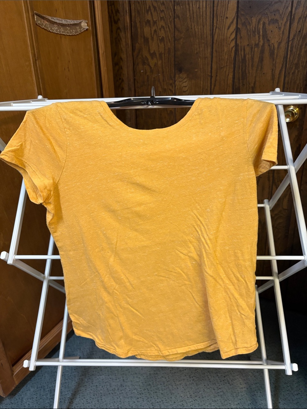 Sonoma Short-Sleeve Scoop Neck Tee in Mustard